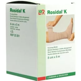 ROSIDAL Bandagem K 8 cmx5 m, 1 peça