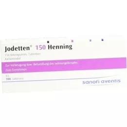 JODETTEN 150 comprimidos Henning, 100 unidades