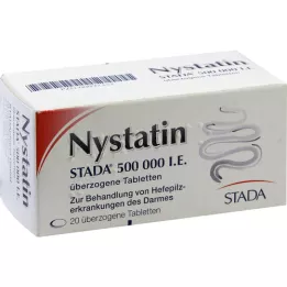 NYSTATIN STADA guia revestida de 500.000 UI, 20 unid