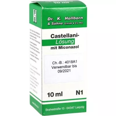CASTELLANI m. Solução de miconazol, 10 ml CASTELLANI m. Solução de miconazol, 10 ml