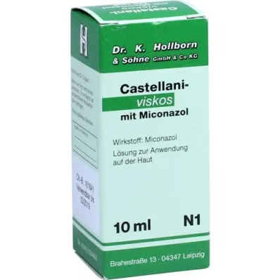 CASTELLANI viscoso com solução de miconazol, 10 ml