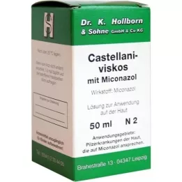 CASTELLANI viscoso com solução de miconazol, 50 ml