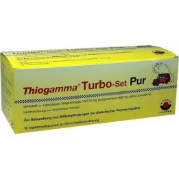 THIOGAMMA Frascos de injeção Turbo Set Pur, 10X50 ml