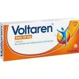 VOLTAREN Dolo 25 mg comprimidos revestidos, 10 unidades