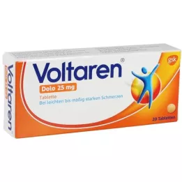 VOLTAREN Dolo 25 mg comprimidos revestidos, 20 unidades