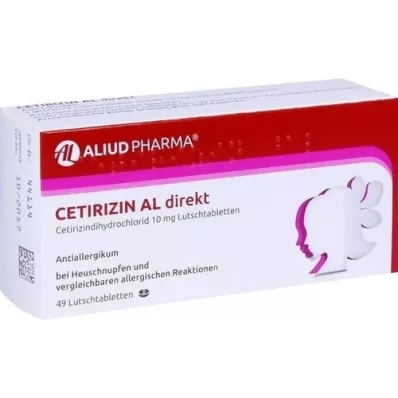 CETIRIZIN AL pastilhas diretas, 49 unidades