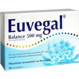 EUVEGAL Comprimidos revestidos por película Balance 500 mg, 40 unidades