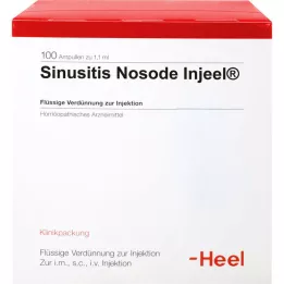 SINUSITIS Ampolas Nosode Injeel, 100 unid