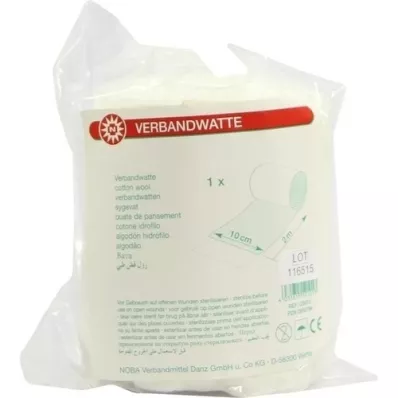 VERBANDWATTE rolou 10 cmx2 m, 1 peça VERBANDWATTE rolou 10 cmx2 m, 1 peça