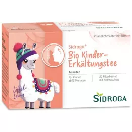 SIDROGA Sacos de filtro de chá frio infantil orgânico, 20X1,5 g