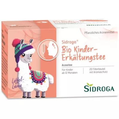 SIDROGA Sacos de filtro de chá frio infantil orgânico, 20X1,5 g SIDROGA Sacos de filtro de chá frio infantil orgânico, 20X1,5 g