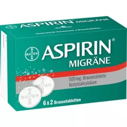 ASPIRIN MIGRÄNE Comprimidos efervescentes, 12 unidades