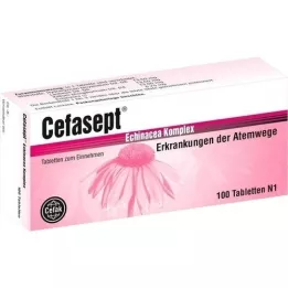 CEFASEPT Comprimidos de complexo Echinacea, 100 unidades