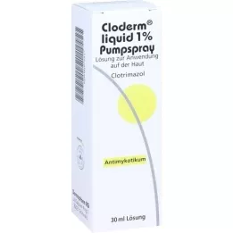 CLODERM Bomba spray líquida a 1%, 30 ml