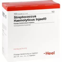 STREPTOCOCCUS HAEMOLYTICUS Ampolas Injeel, 100 unidades