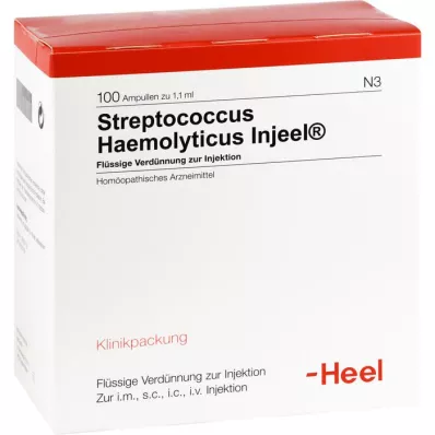 STREPTOCOCCUS HAEMOLYTICUS Ampolas Injeel, 100 unidades STREPTOCOCCUS HAEMOLYTICUS Ampolas Injeel, 100 unidades