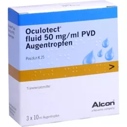 OCULOTECT colírio PVD fluido, 3X10 ml