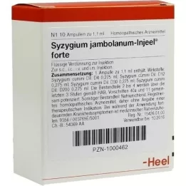 SYZYGIUM JAMBOLANUM INJEEL ampolas fortes, 10 unidades