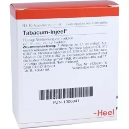 TABACUM INJEEL Ampolas, 10 unidades