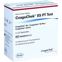 COAGUCHEK XS PT Teste, 2X24 peças