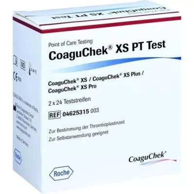 COAGUCHEK XS PT Teste, 2X24 peças COAGUCHEK XS PT Teste, 2X24 peças
