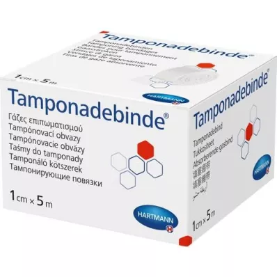 TAMPONADEBINDE 1 cmx5 m Hartmann estéril, 1 un TAMPONADEBINDE 1 cmx5 m Hartmann estéril, 1 un