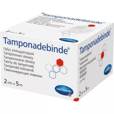 TAMPONADEBINDE 2 cmx5 m Hartmann estéril, 1 un TAMPONADEBINDE 2 cmx5 m Hartmann estéril, 1 un