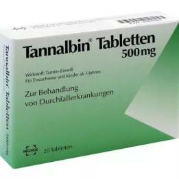 TANNALBIN Comprimidos, 20 unidades