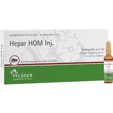 HEPAR HOM Inj. Ampolas, 10X2 ml HEPAR HOM Inj. Ampolas, 10X2 ml