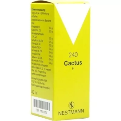 CACTUS H 240 gotas, 50 ml CACTUS H 240 gotas, 50 ml