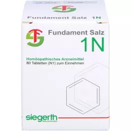 FUNDAMENT-Comprimidos de sal IN, 80 unidades
