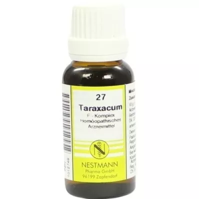 TARAXACUM Diluição do Complexo F 27, 20 ml