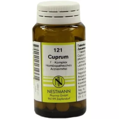 CUPRUM Complexo F 121 comprimidos, 120 unidades CUPRUM Complexo F 121 comprimidos, 120 unidades