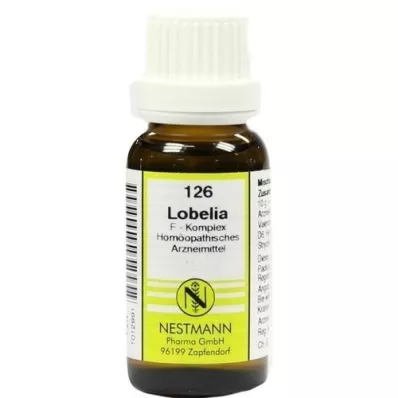 LOBELIA Diluição do Complexo F No.126, 20 ml