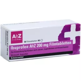 IBUPROFEN AbZ 200 mg comprimidos revestidos por película, 50 unidades