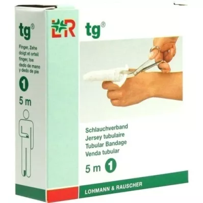 TG Bandagem tubular tamanho 1 5 m branco, 1 peça TG Bandagem tubular tamanho 1 5 m branco, 1 peça