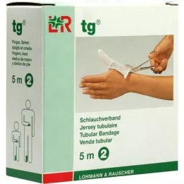 TG Bandagem tubular tamanho 2 5 m branca, 1 peça