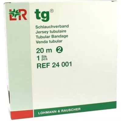TG Bandagem tubular tamanho 2 20 m branco, 1 peça