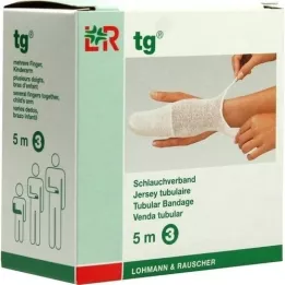 TG Bandagem tubular tamanho 3 5 m branca, 1 peça