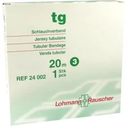 TG Bandagem tubular tamanho 3 20 m branco, 1 peça