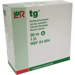 TG Bandagem tubular tamanho 6 20 m branco, 1 peça