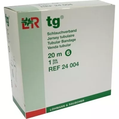 TG Bandagem tubular tamanho 6 20 m branco, 1 peça