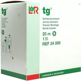 TG Bandagem tubular tamanho 9 20 m branco, 1 peça