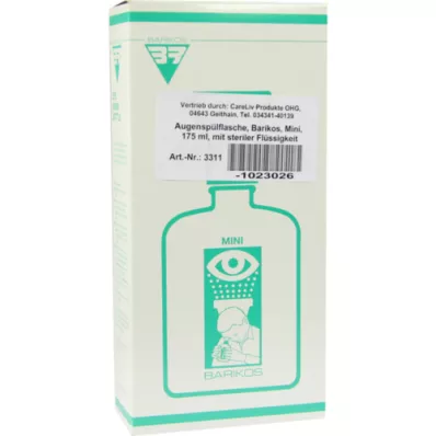 AUGENSPÜLFLASCHE Barikos mini m.ster.líquido, 175 ml AUGENSPÜLFLASCHE Barikos mini m.ster.líquido, 175 ml