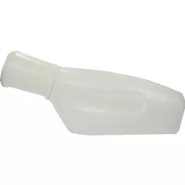 URINFLASCHE Plástico Mann 1 l formato redondo leitoso, 1 un