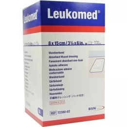 LEUKOMED emplastros estéreis 8x15 cm, 50 un
