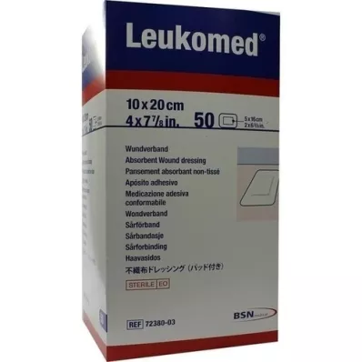 LEUKOMED emplastros estéreis 10x20 cm, 50 un LEUKOMED emplastros estéreis 10x20 cm, 50 un
