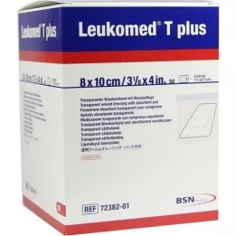 LEUKOMED pensos estéreis transp.plus 8x10 cm, 50 un