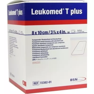 LEUKOMED pensos estéreis transp.plus 8x10 cm, 50 un LEUKOMED pensos estéreis transp.plus 8x10 cm, 50 un