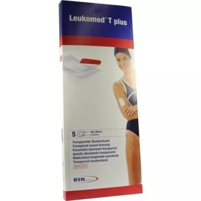 LEUKOMED emplastros estéreis transp.plus 10x30 cm, 5 unid LEUKOMED emplastros estéreis transp.plus 10x30 cm, 5 unid